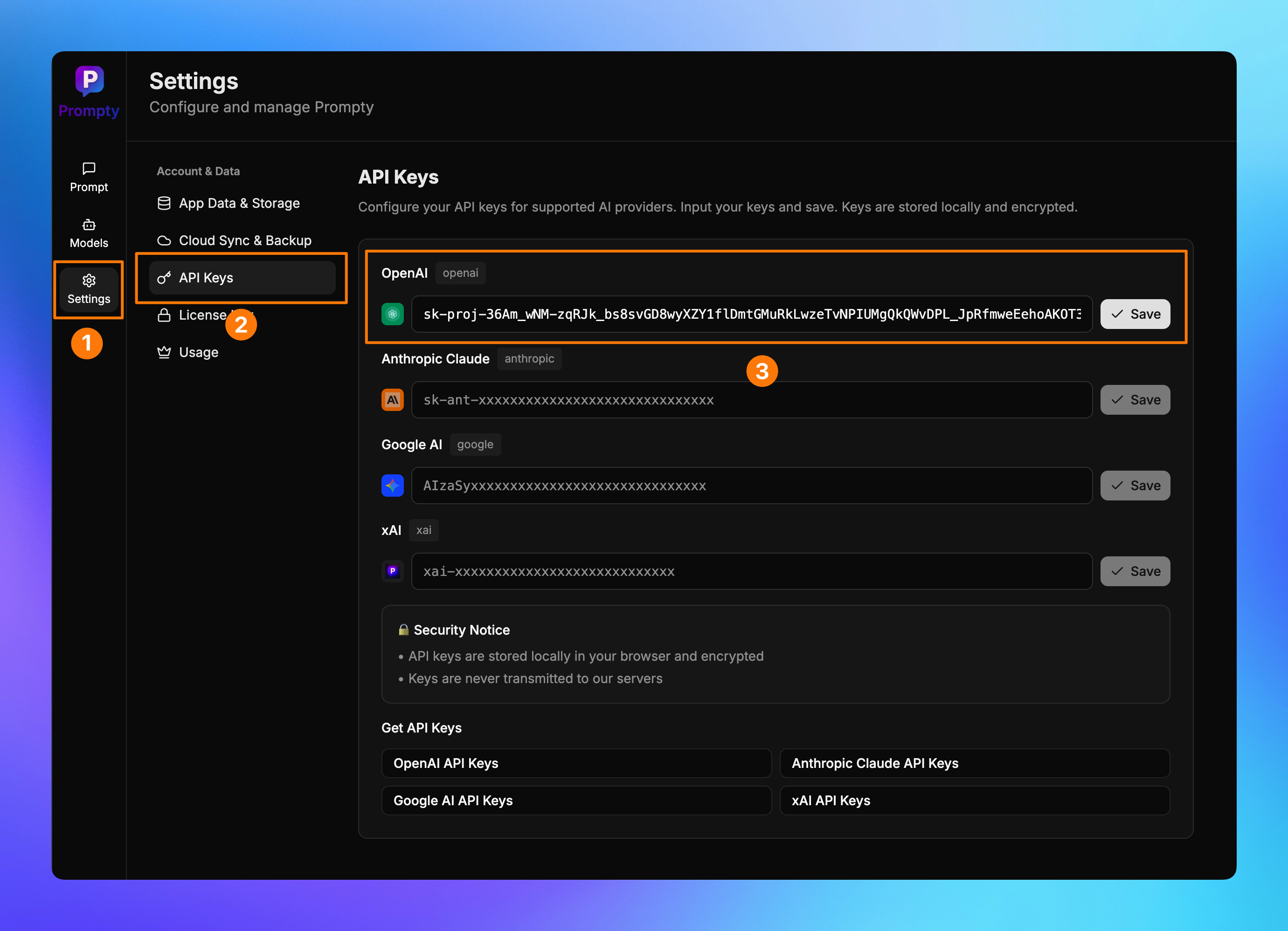 Main Dashboard