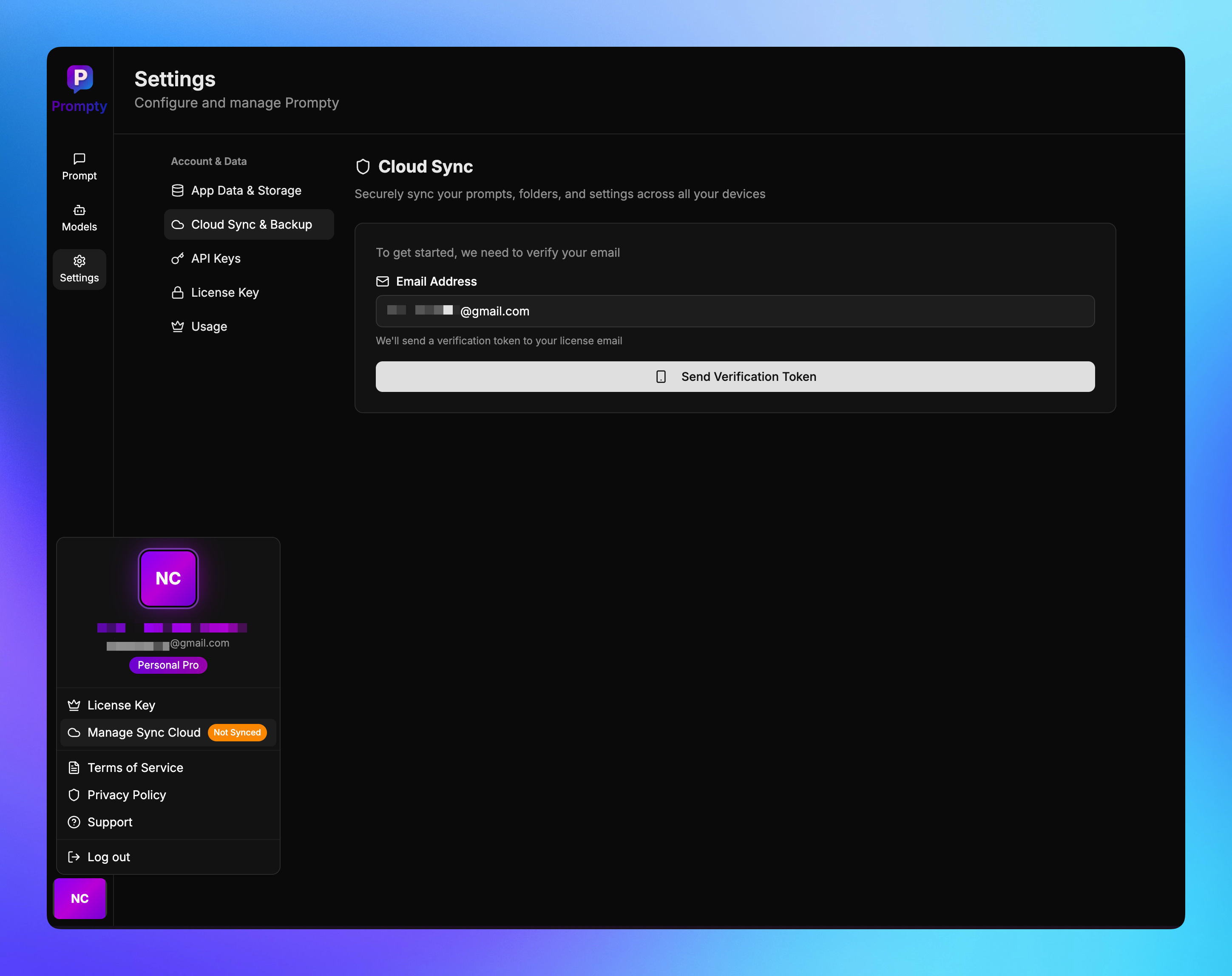 Main Dashboard
