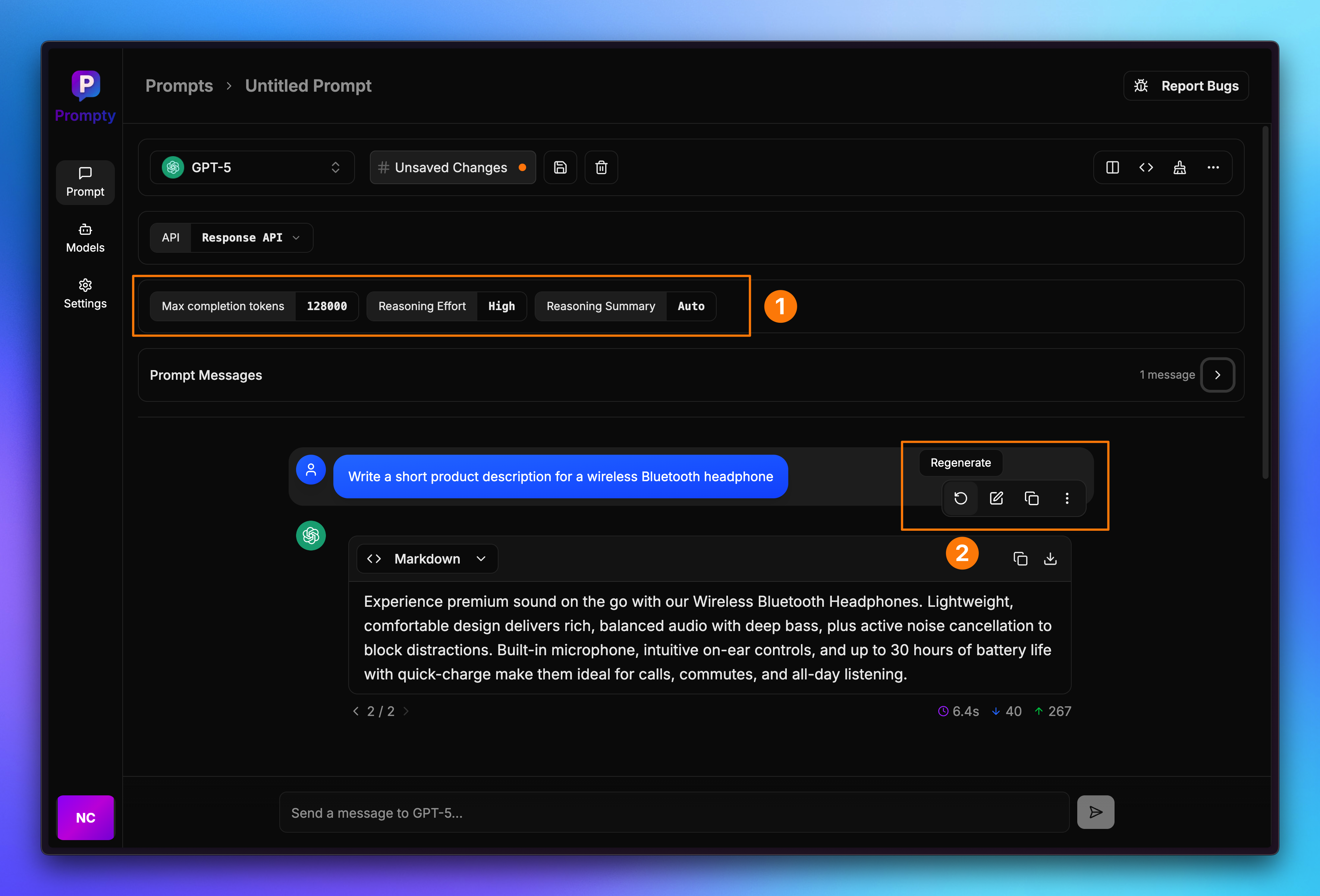 Main Dashboard
