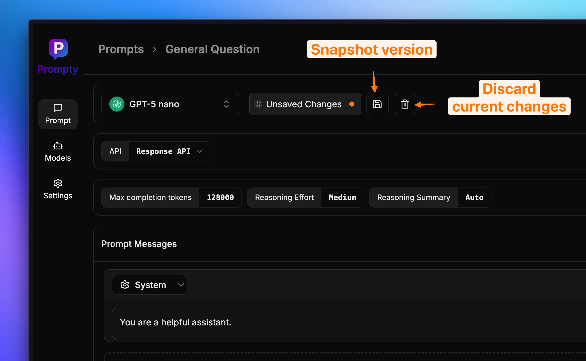 Main Dashboard